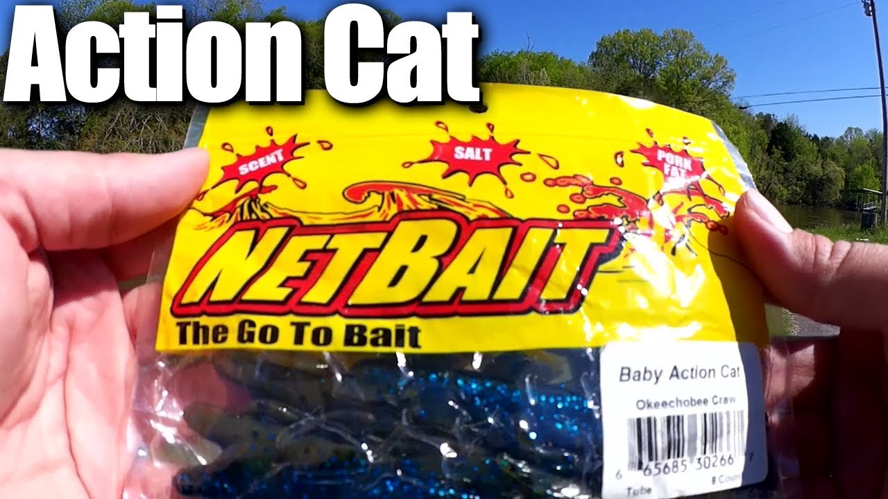 Bass Fishing With NetBait Lures From Walmart - Baby Action Cat