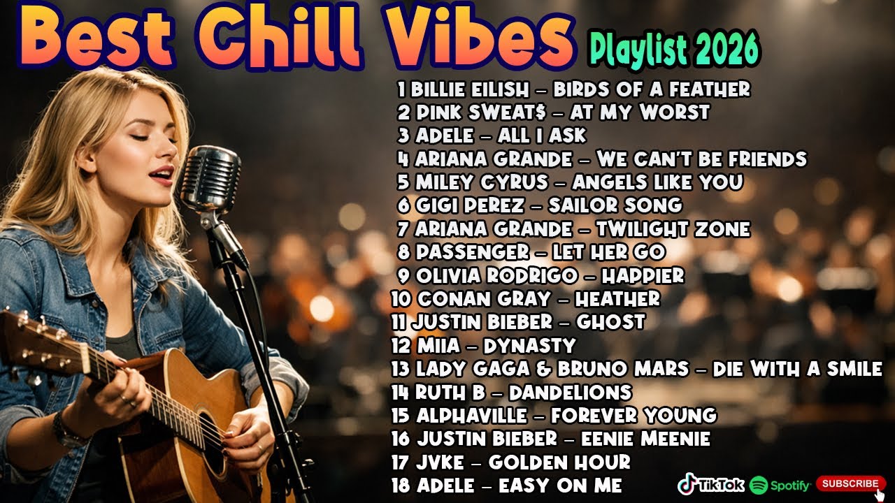 Chill Vibes 🍃 Best English Songs 2026 Billie Eilish, Adele, Pink Sweat$ | Morning Music #tiktokviral