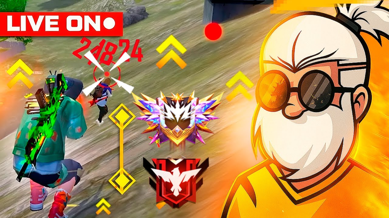 FREE FIRE AO VIVO 🔴 DO MESTRE AO DESAFIANTE SOLO VS SQUAD TOP ABATES 🔴 YELLOWTV AO VIVO