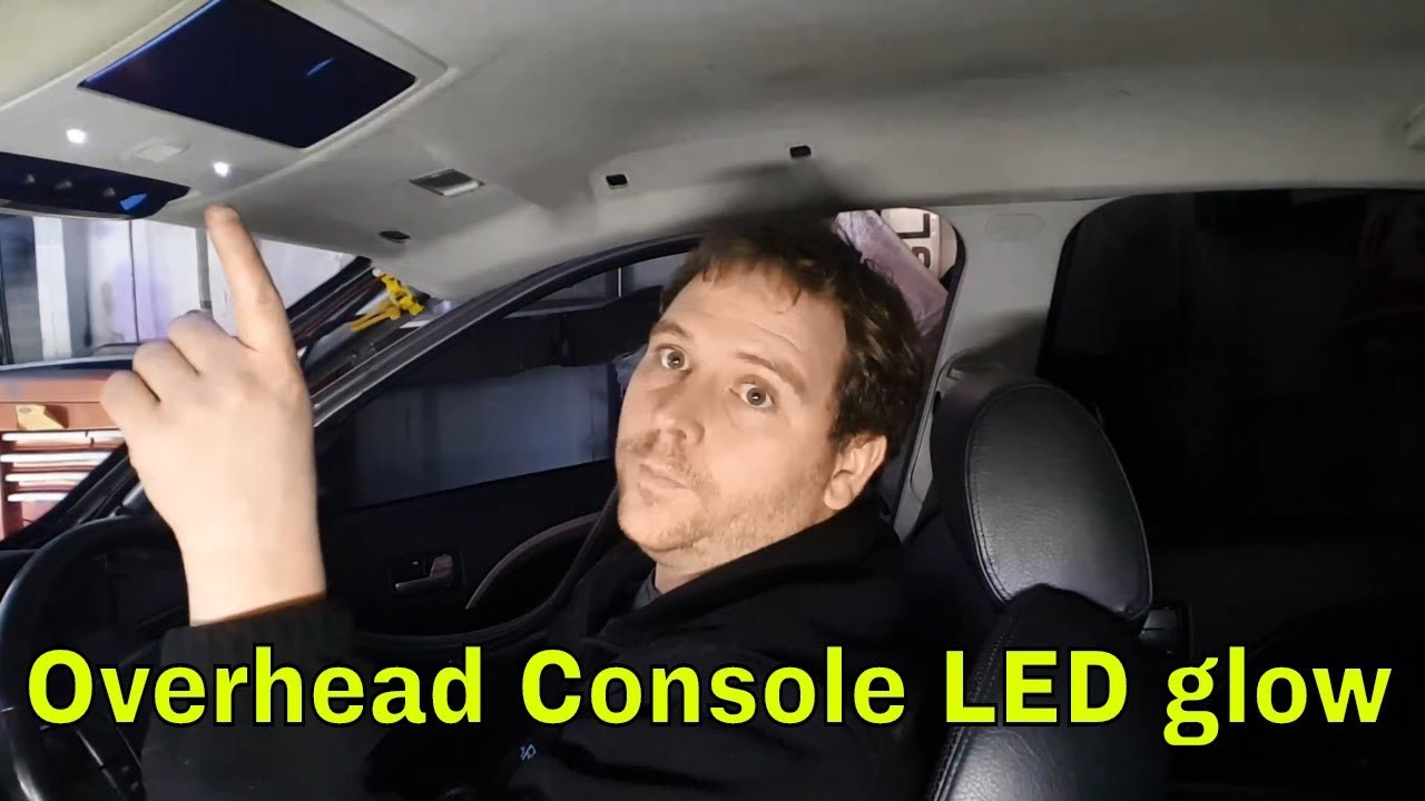 How to install LED glow into the Overhead Console Ford Mondeo Mk3