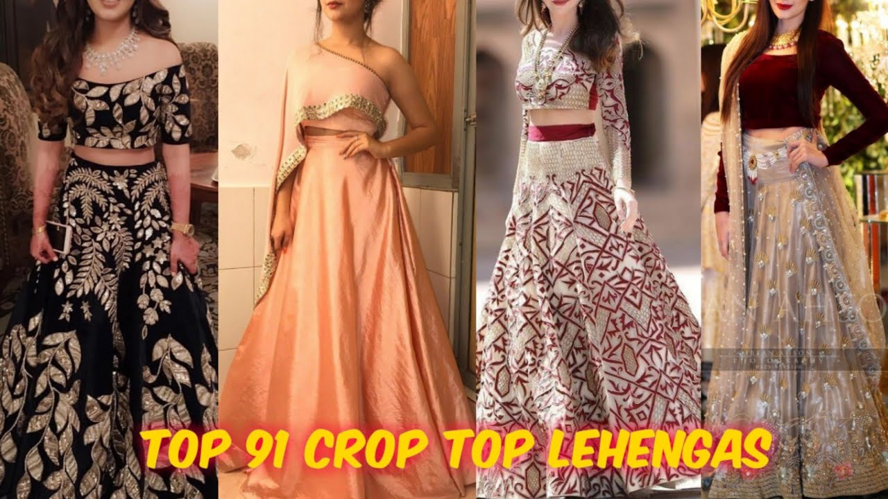 91 Best Crop top lehengas images in 2019 | Indian designer wear