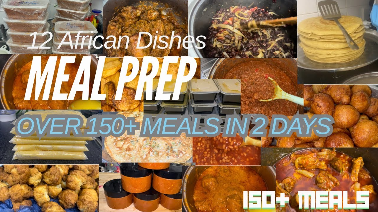 Meal Prep Motivation |150+ Meals in 2 days |African Food Meal Prep |Single Mum Meal Prep Motivation