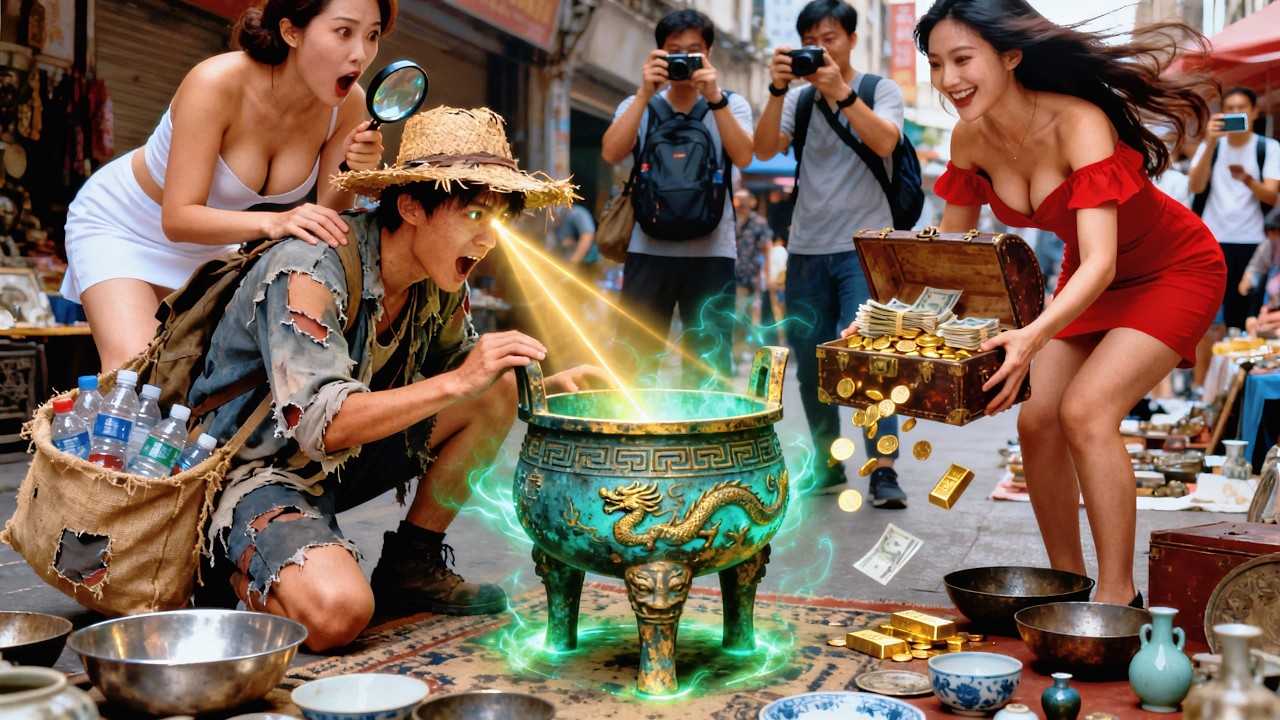 慘死重生1990！黃金神瞳覺醒，兩元撿漏百億古董香爐，全場嘩然，前女友哭著求原諒！#cdrama #movie #短剧 #情感 #爽文 #鉴宝