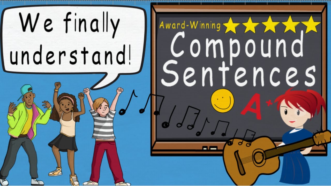 Compound Sentences by Melissa | Award Winning Educational Compound Sentences Song Video