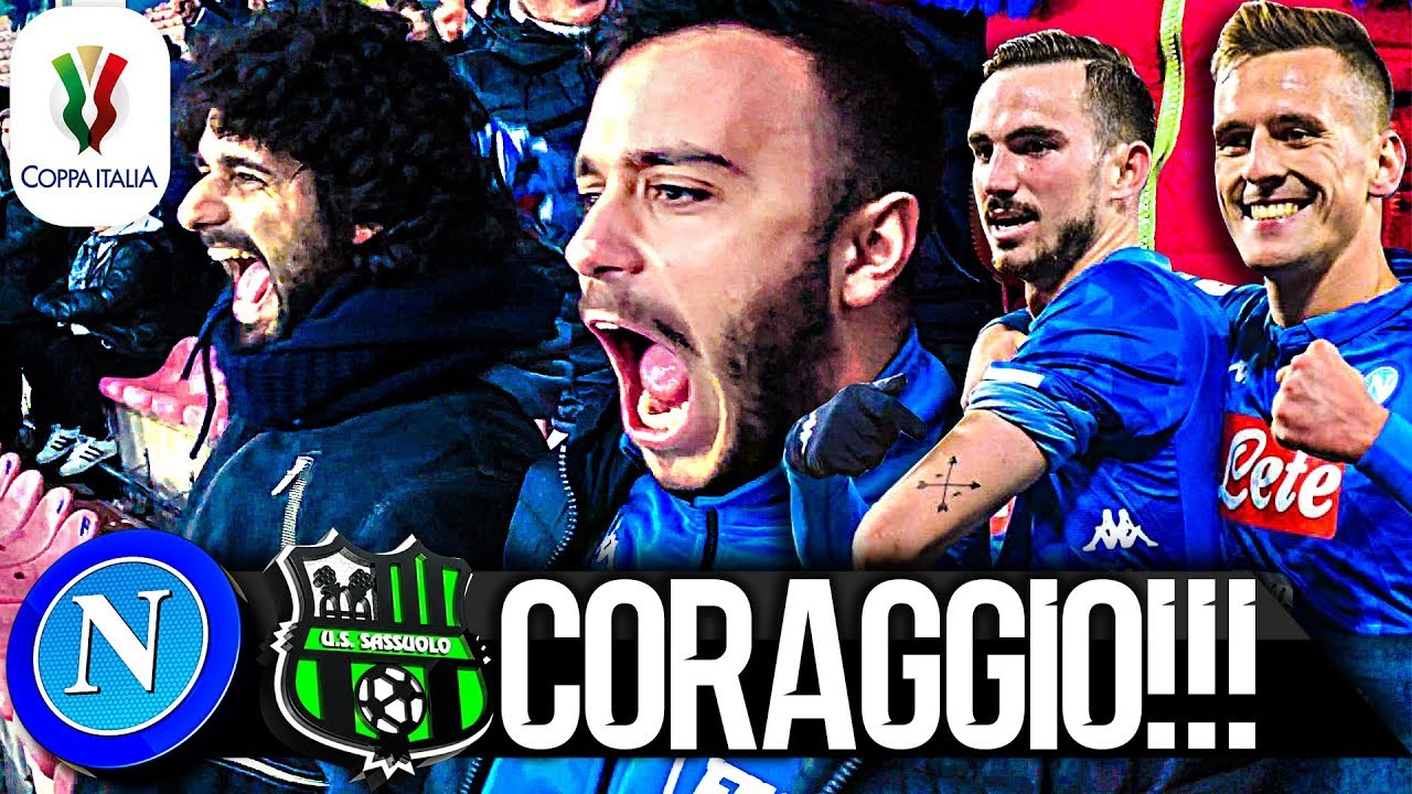 CORAGGIO!!! NAPOLI 2-0 SASSUOLO | LIVE REACTION SAN PAOLO 4K