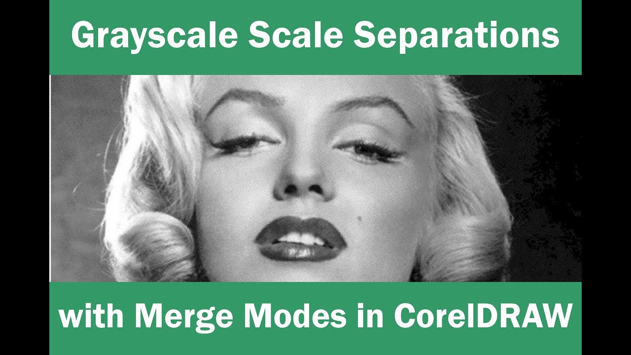 Simulated Process Grayscale Color Separations with CorelDRAW Merge Modes