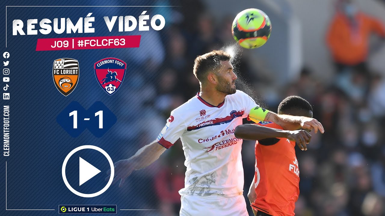 J09 | Lorient - Clermont : le r&eacute;sum&eacute; vid&eacute;o (1-1)