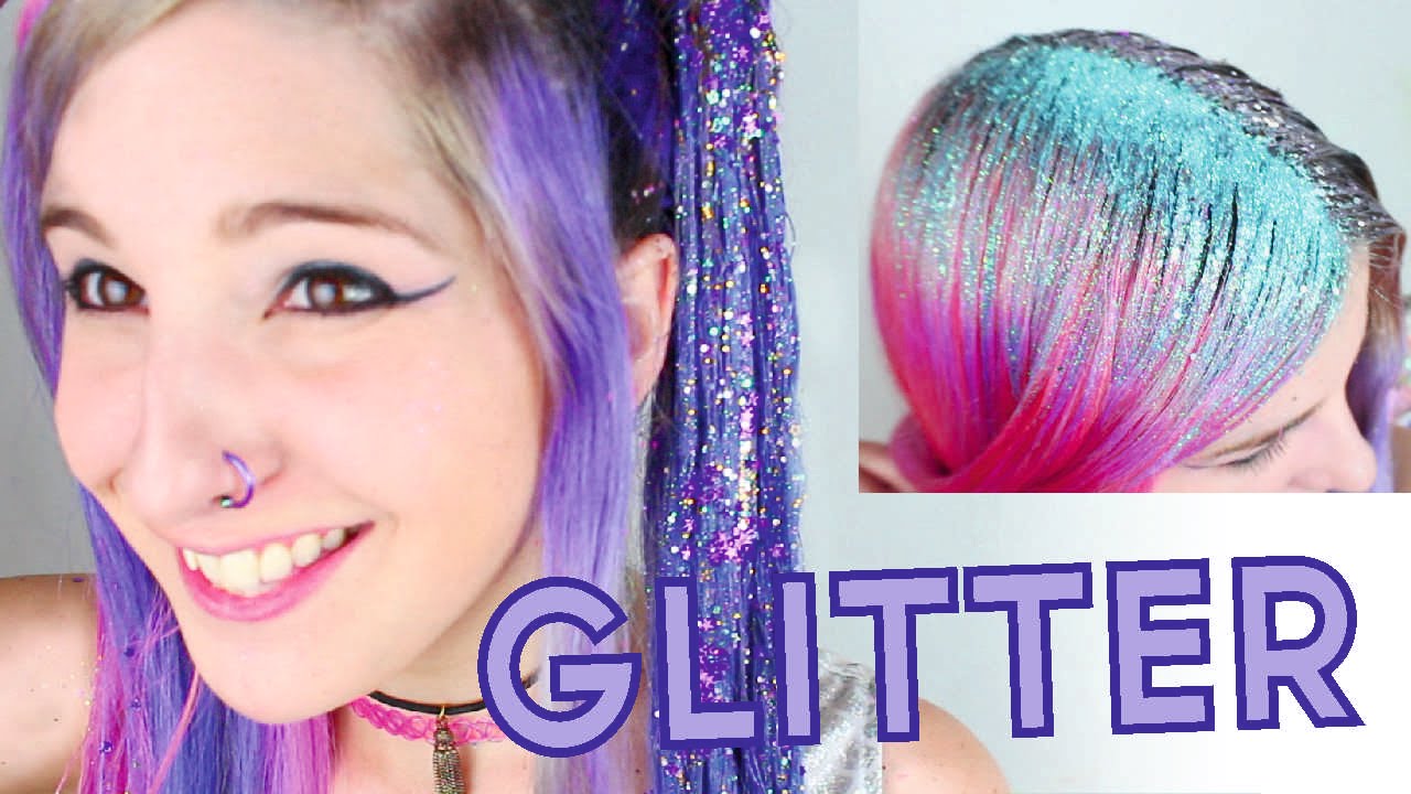 ¡USAR GLITTER EN EL PELO! ✩ glitter roots - Ann Look