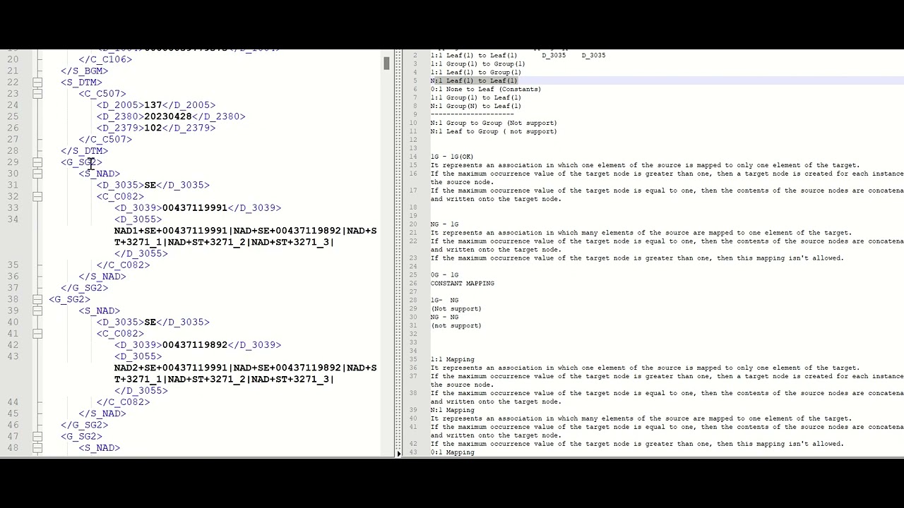 SAP Integration suite: Integration adviser: MAG: mapping N occurrence Leafs  to target 1 leaf