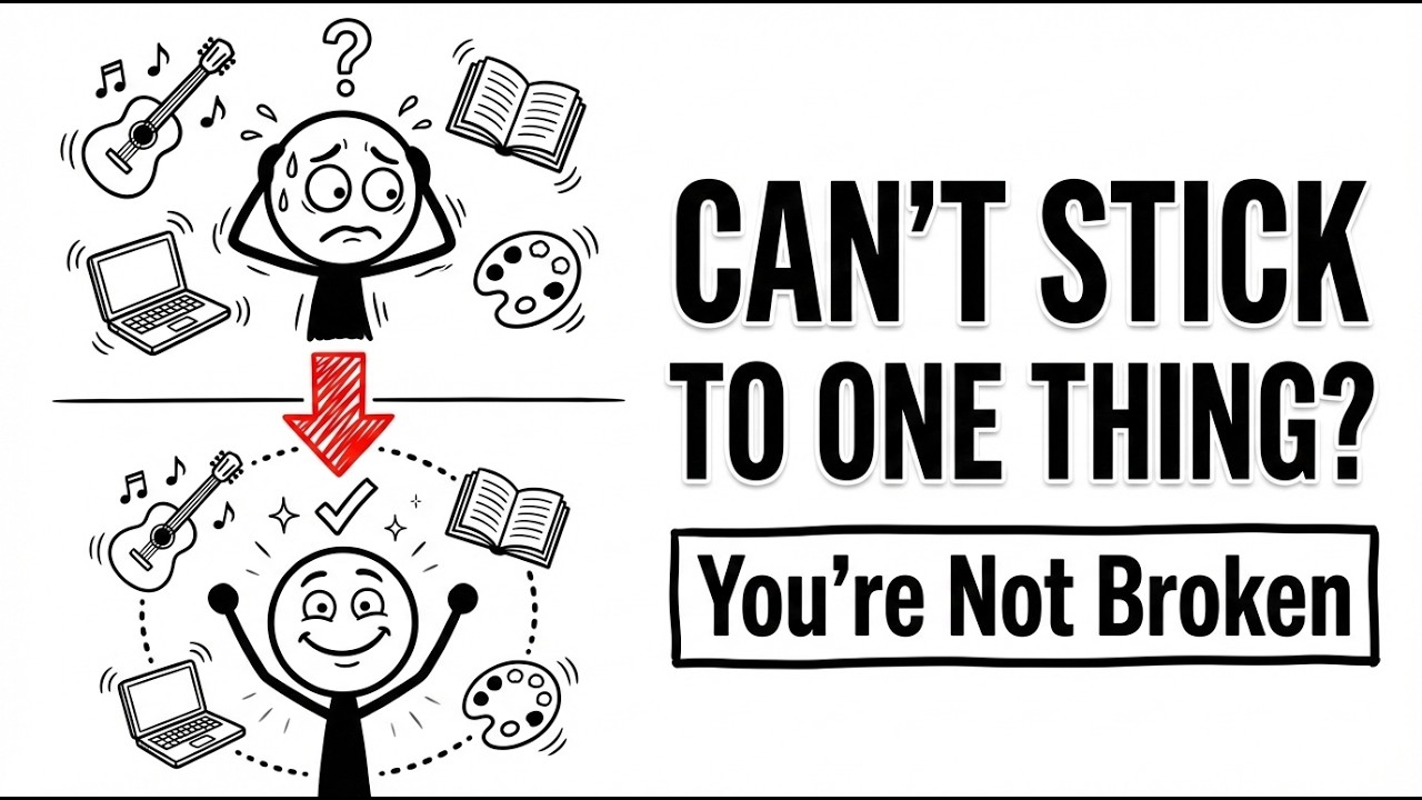 If You Can't Stick To One Thing, Watch This (You're Not Broken)