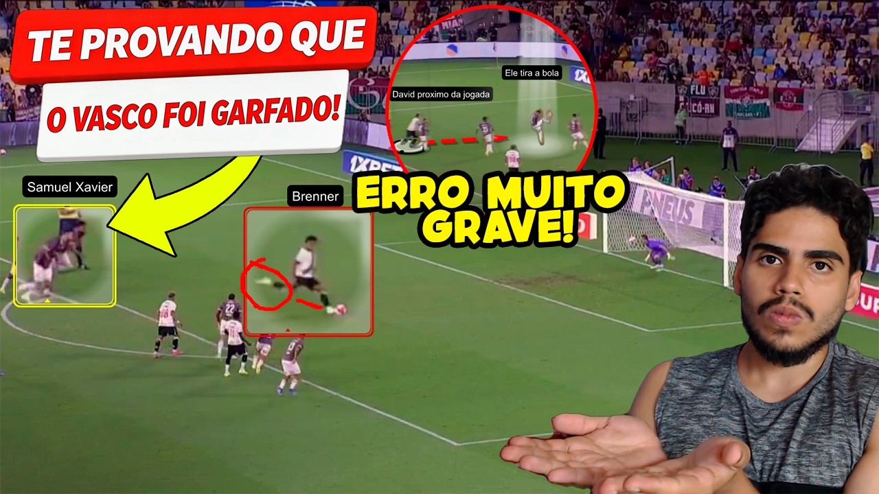 AUDIO DO VAR VAZADO PROVA QUE O VASCO FOI GARFADO CONTRA O FLUMINENSE!