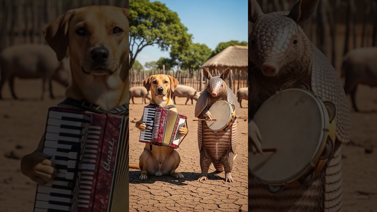 BICHOS TOCANDO UM FORR&Oacute; NA RO&Ccedil;A
