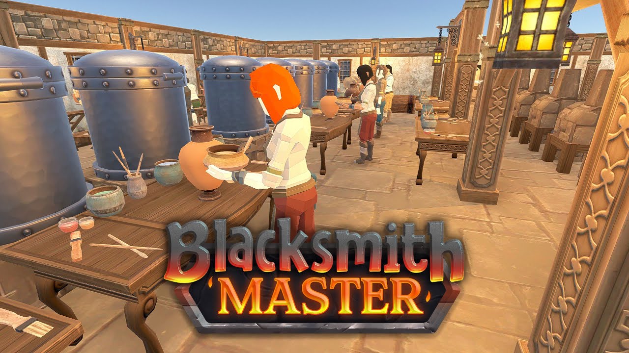Blacksmith Master - Making Jewelry And Painting Pottery [E13]