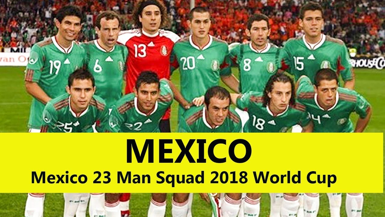 MEXICO 23 Man Squad World Cup 2018 | Mexico Football Team 2018 Squad