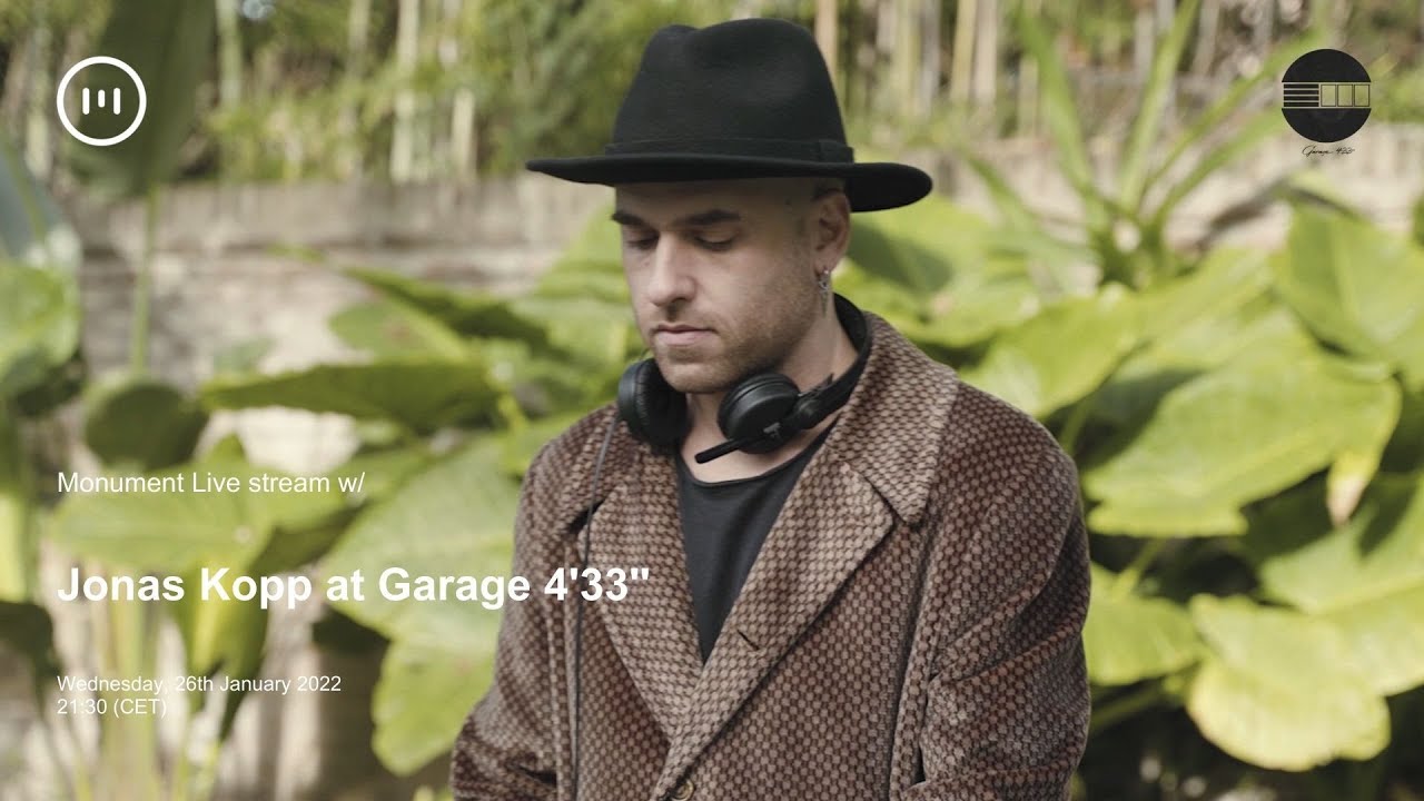 MNMT Live Stream - Jonas Kopp at Garage 4'33