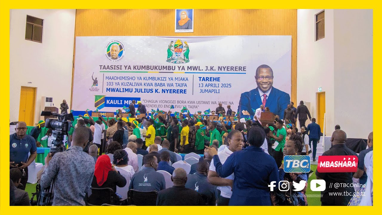 🔴#TBCLIVE: MAADHIMISHO YA KUMBUKIZI YA MIAKA 103 YA KUZALIWA  BABA WA TAIFA MWALIMU JULIUS K.NYERERE
