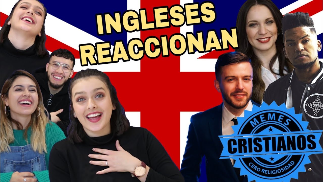 *INGLESES HABLANDO ESPAÑOL* - REACCIONANDO a *cantantes cristianos* FT RakerU