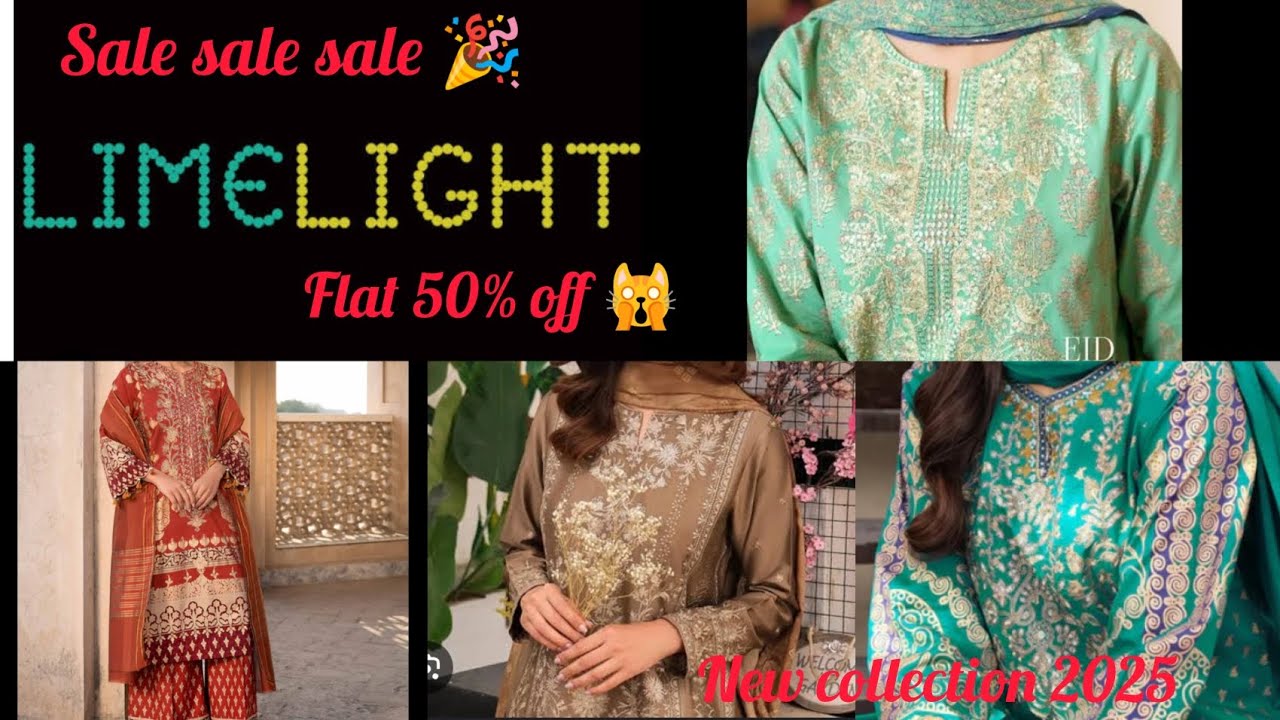 LIMELIGHT || LIMELIGHT NEW EID COLLECTION 2025 || LIMELIGHT STITCHED AND UNSTITCHED EID COLLECTION