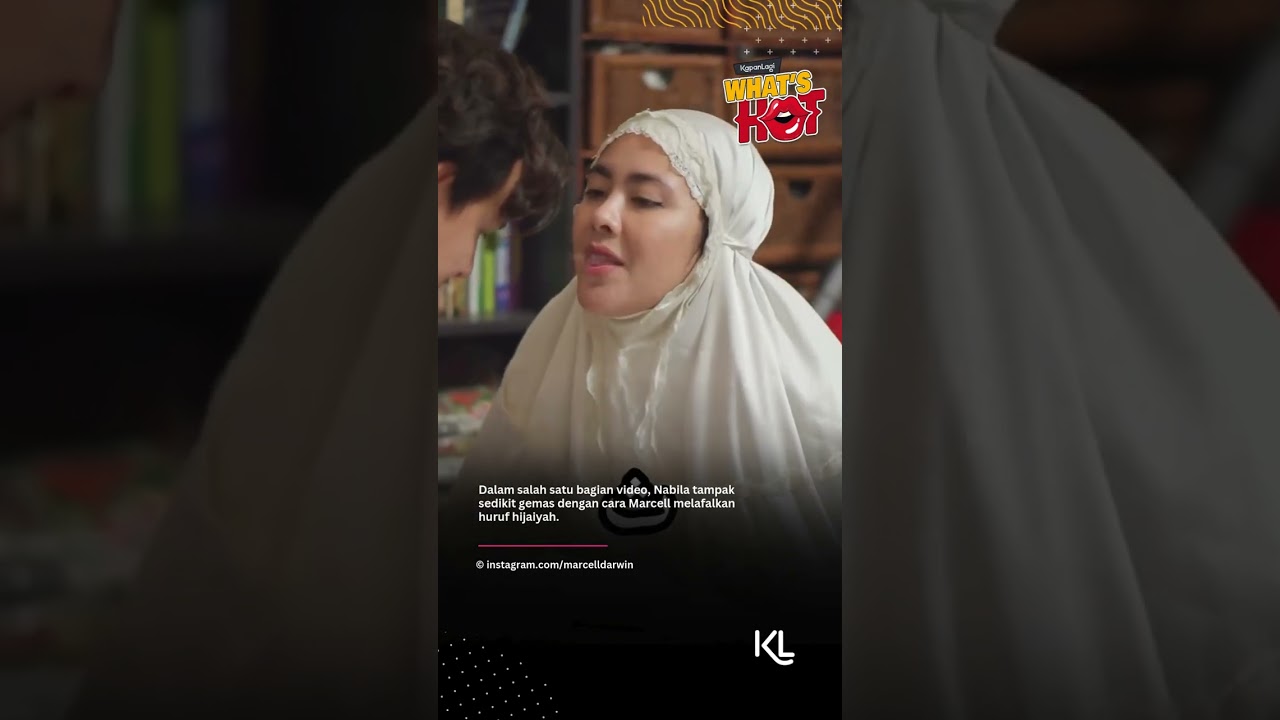 Mualaf, Momen Marcell Darwin Belajar Ngaji Dibantu Sang Istri