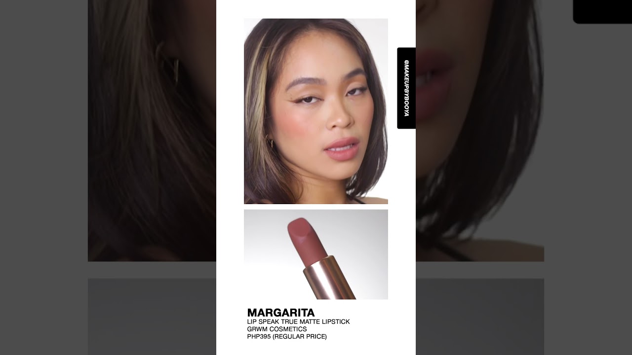 Swatch: GRWM Lip Speak in Margarita