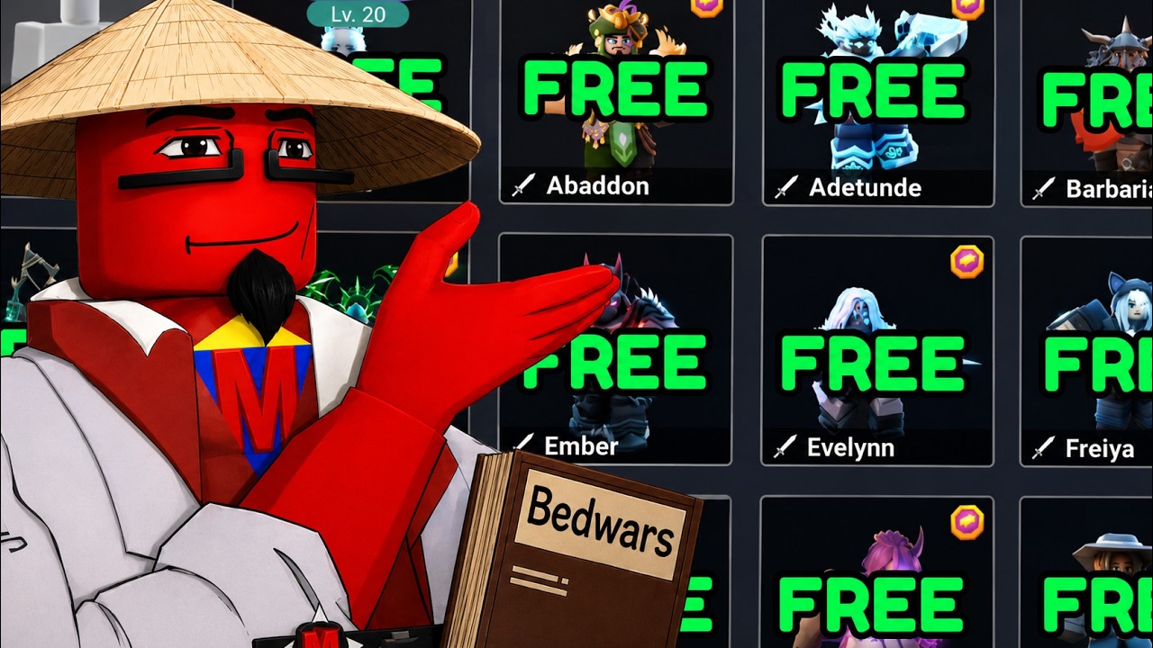 Every KITS are OFFICIALLY FREE in Roblox Bedwars!