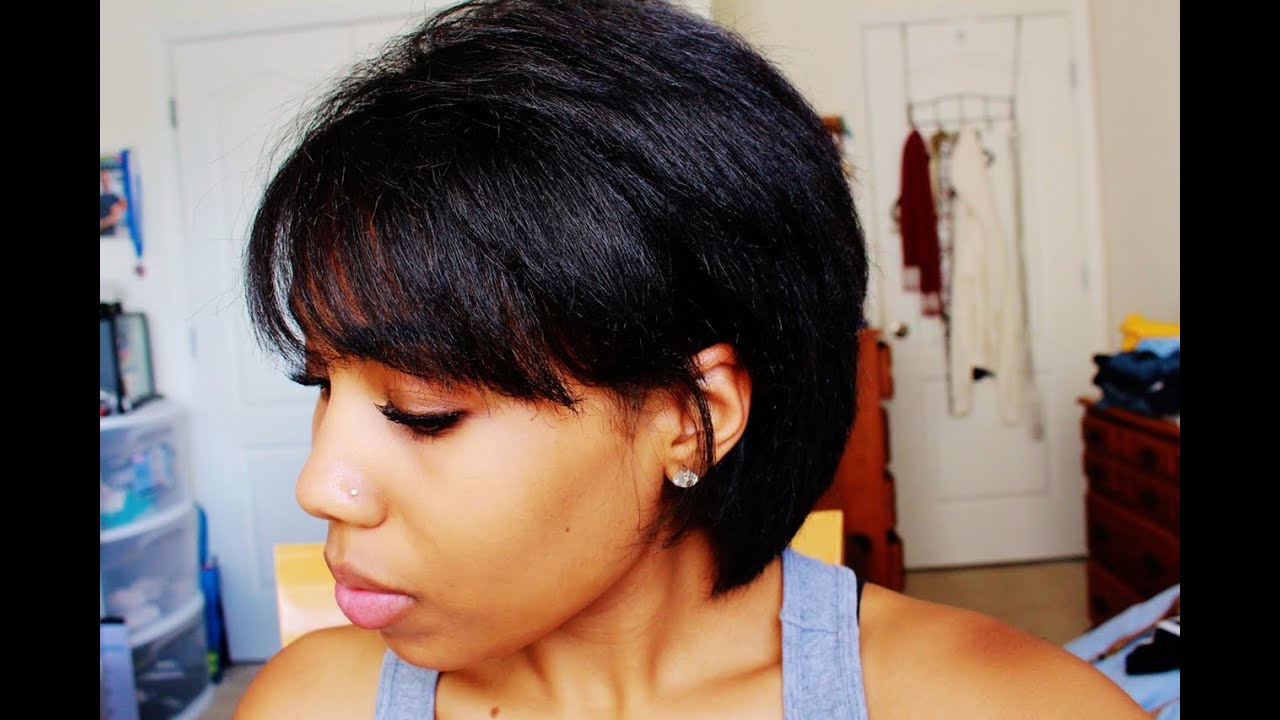 How I Straighten My Natural TWA!