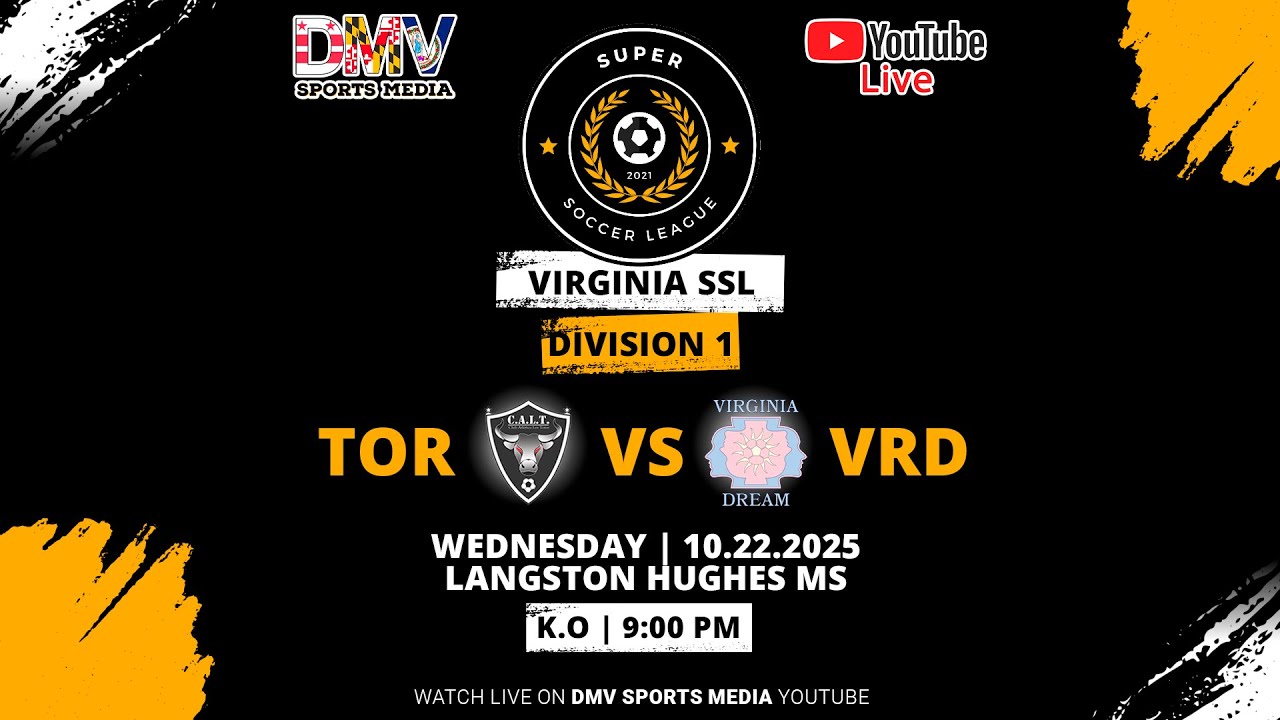 *LIVE* SSL VA D1: Los Toros vs Virginia Dream