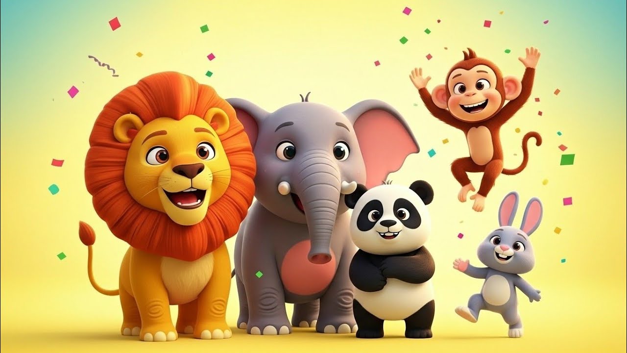 Animal Finger Family Song 🐾 | Fun Kids Songs for Babies & Toddlers | NuNu TV