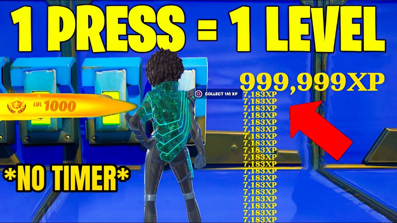 INSANE *EASY* Fortnite *AFK* XP MAP! (950k a Min!) Not Patched! 🤩😱