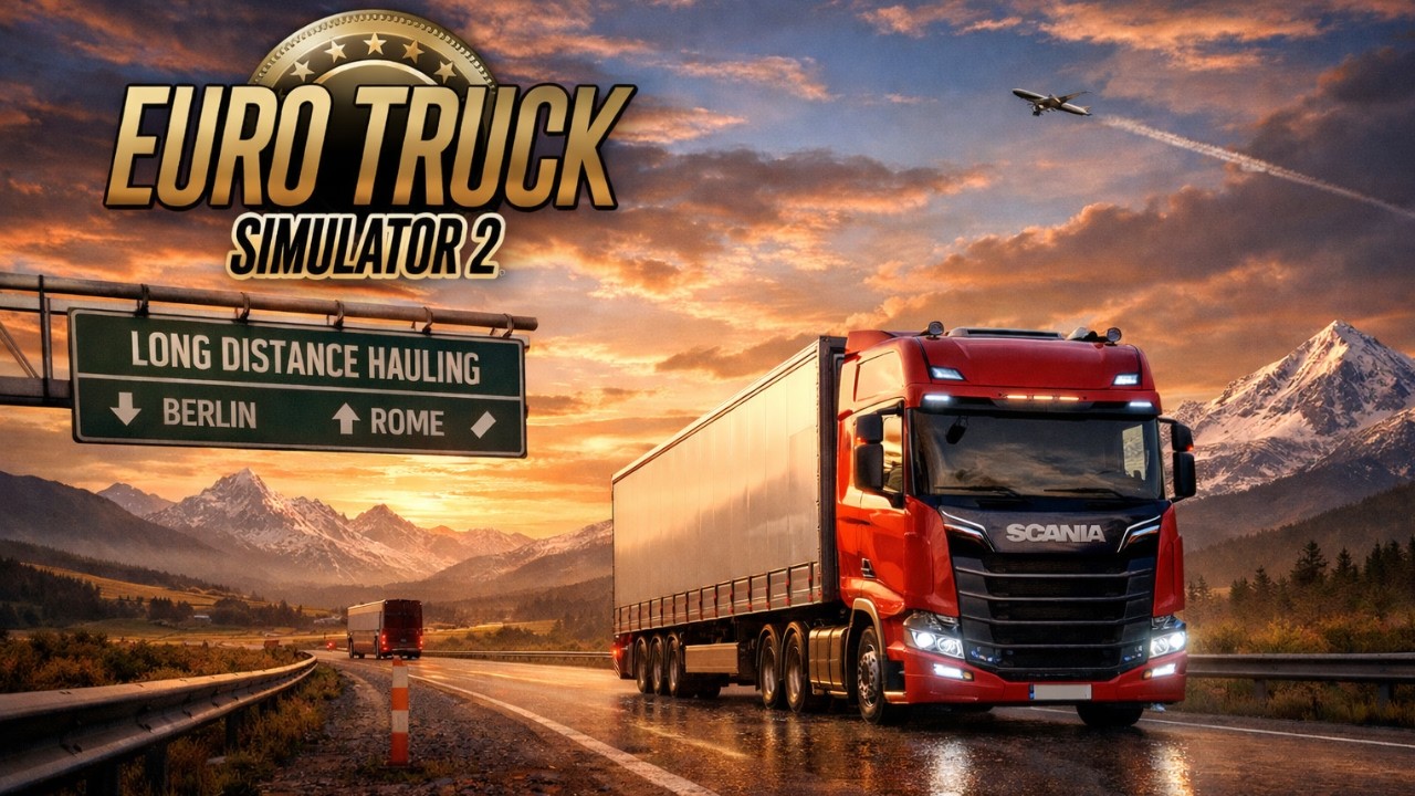 Euro Truck Simulator 2 FULL GAME Realistic Graphics Gameplay [4K 60FPS]