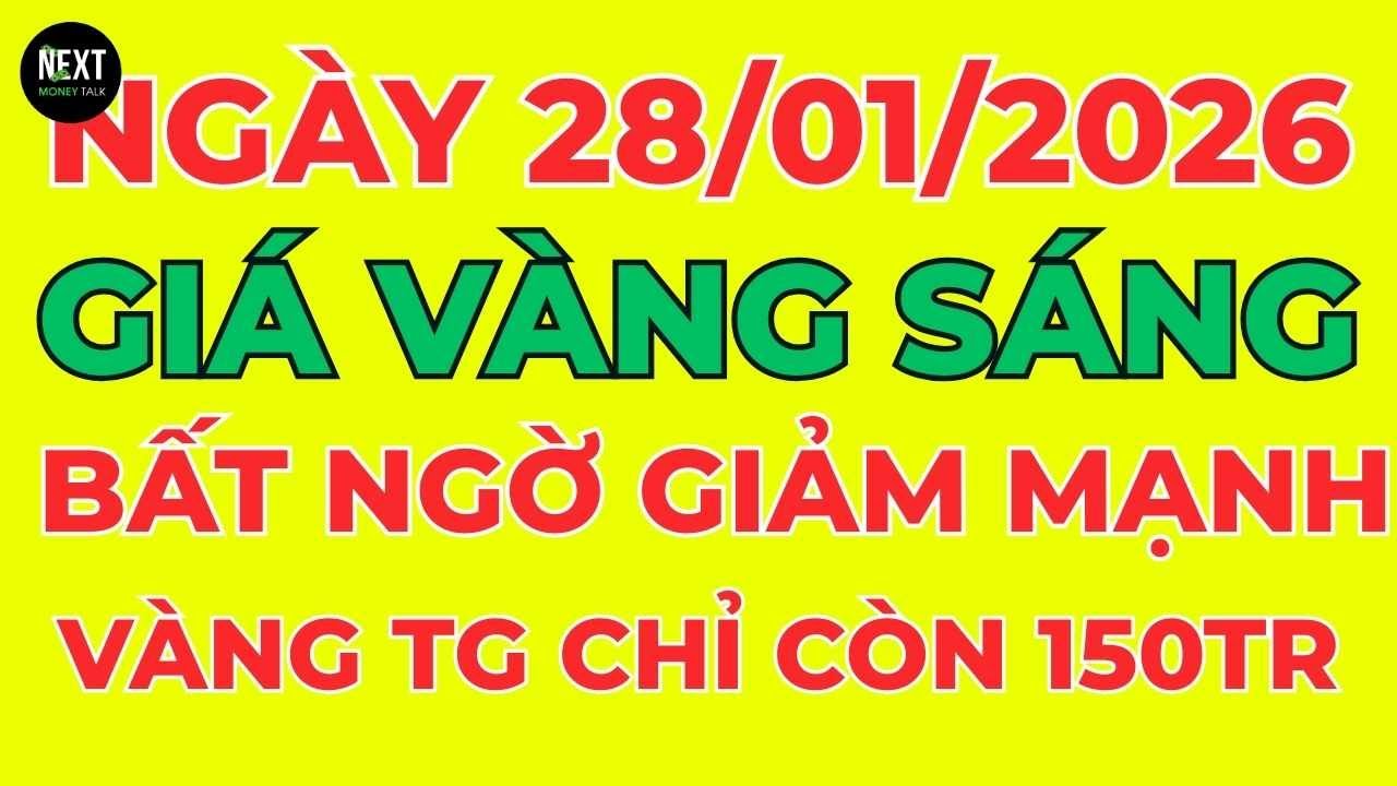 GIÁ VÀNG HÔM NAY 9999 NGÀY: 28/1/2026- GIÁ VÀNG NHẪN 9999- BẢNG GIÁ VÀNG SJC, 24k 18k