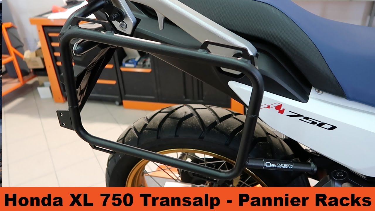 Honda TransAlp 750 Pannier Racks Installation Guide #outbackmotortek #transalp750