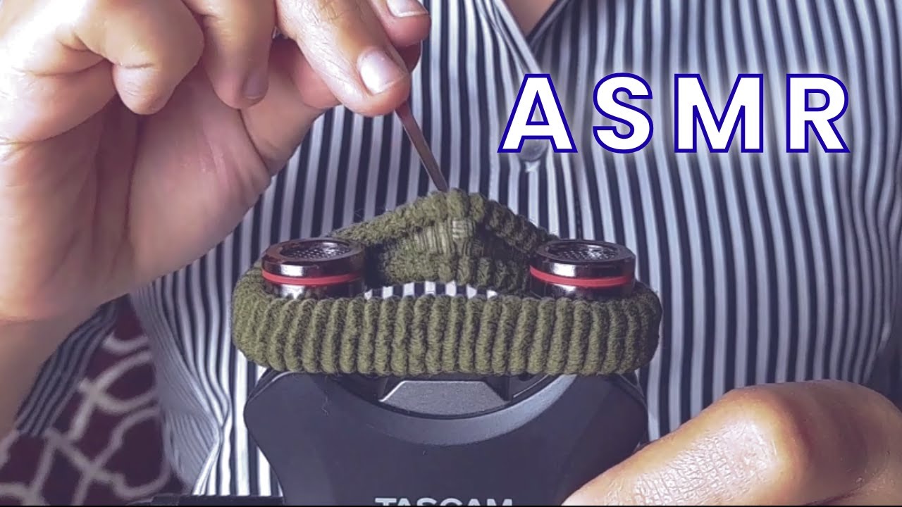 INTENSE TASCAM ASMR TRIGGERS - NO TALKING