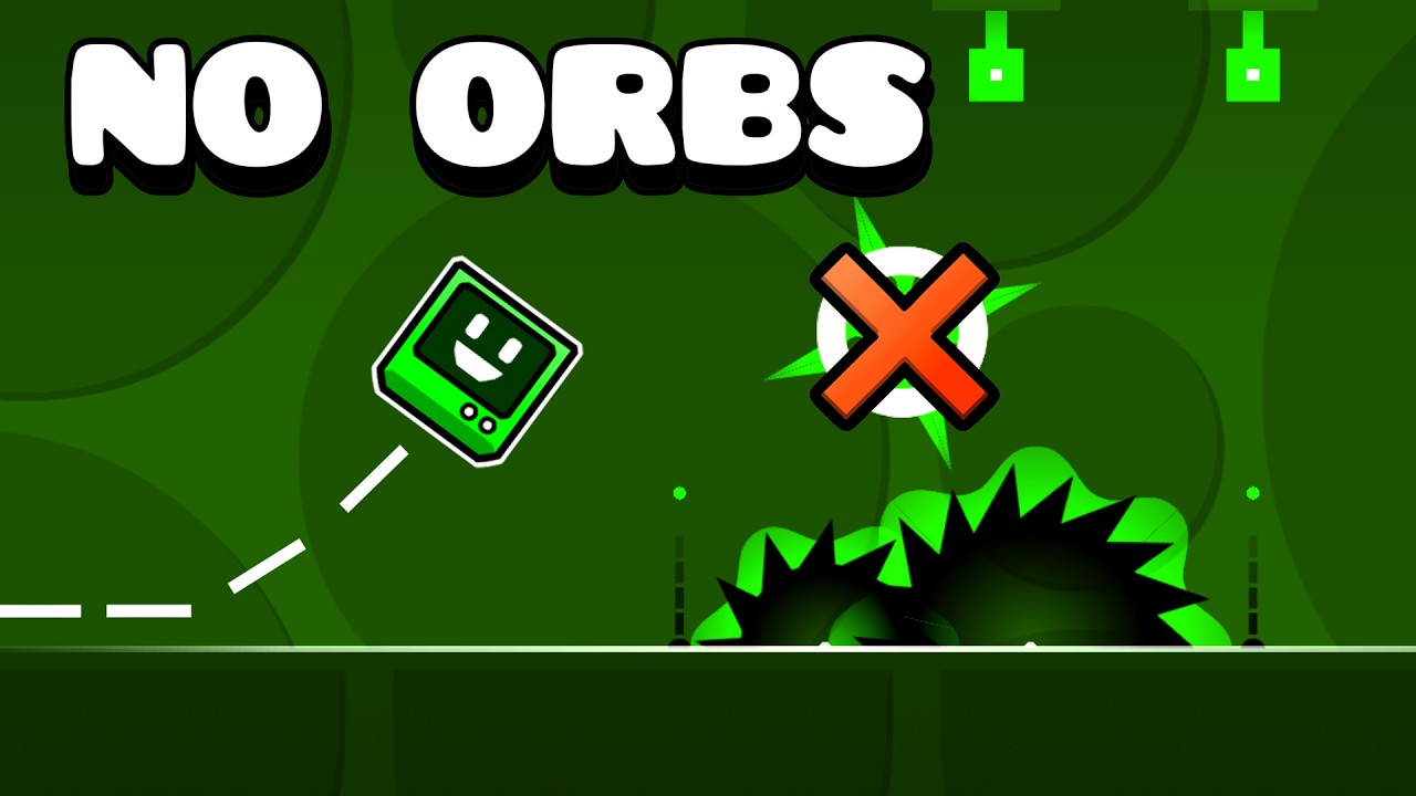 All GEOMETRY DASH but NO ORBS