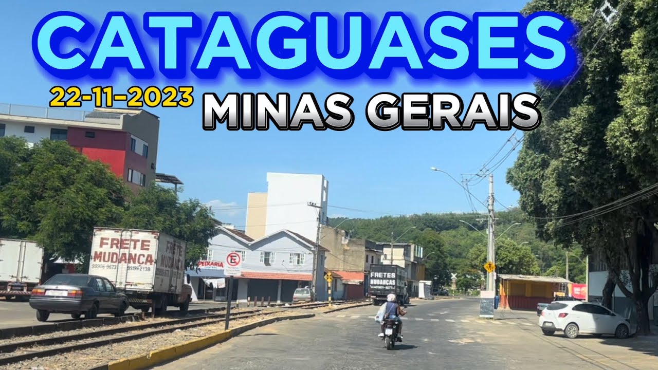 PASSANDO PELA CIDADE DE CATAGUASES-MG #cataguases #minasgerais #zonadamatamineira #riopomba #mg120