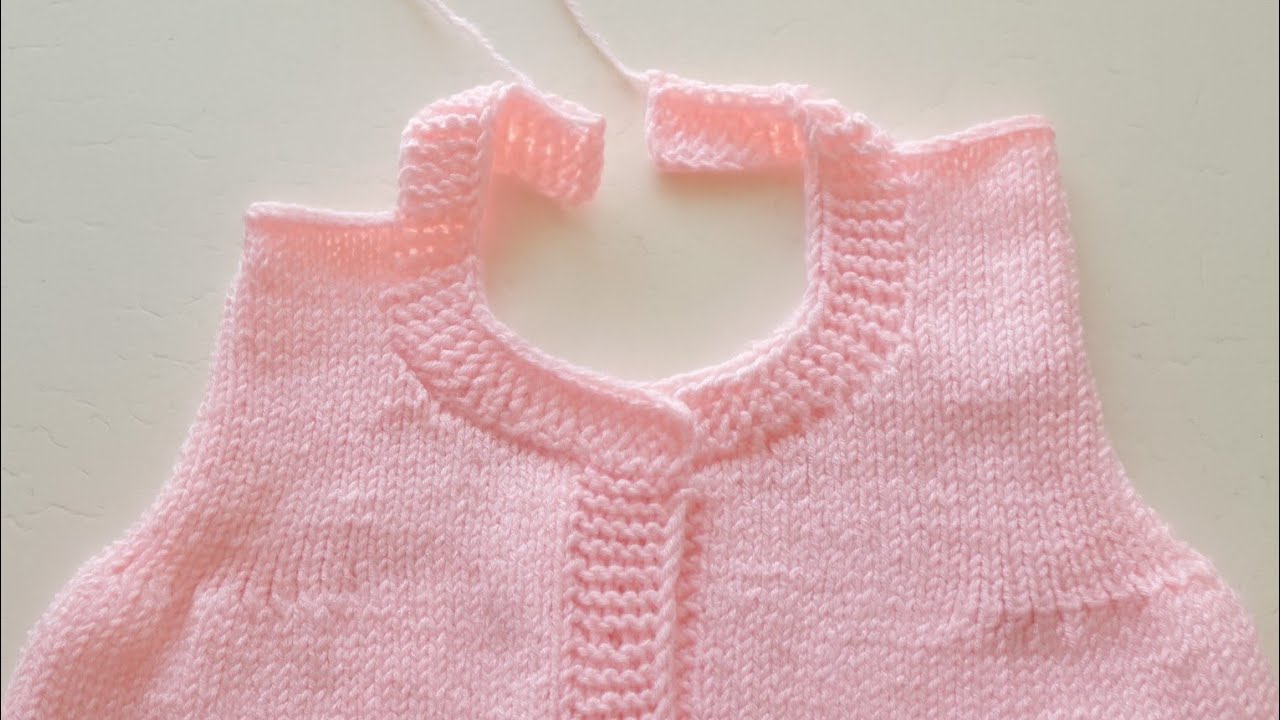 Örgüyle birlikte aynı anda yuvarlak yelek yakası nasıl yapılır? Bebek ve yetişkinlere yuvarlak yaka