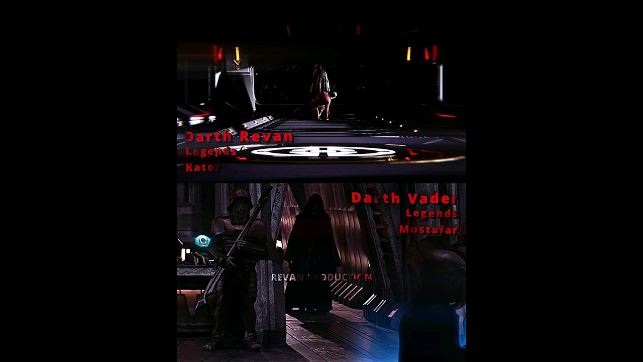 Darth Revan vs Darth Vader