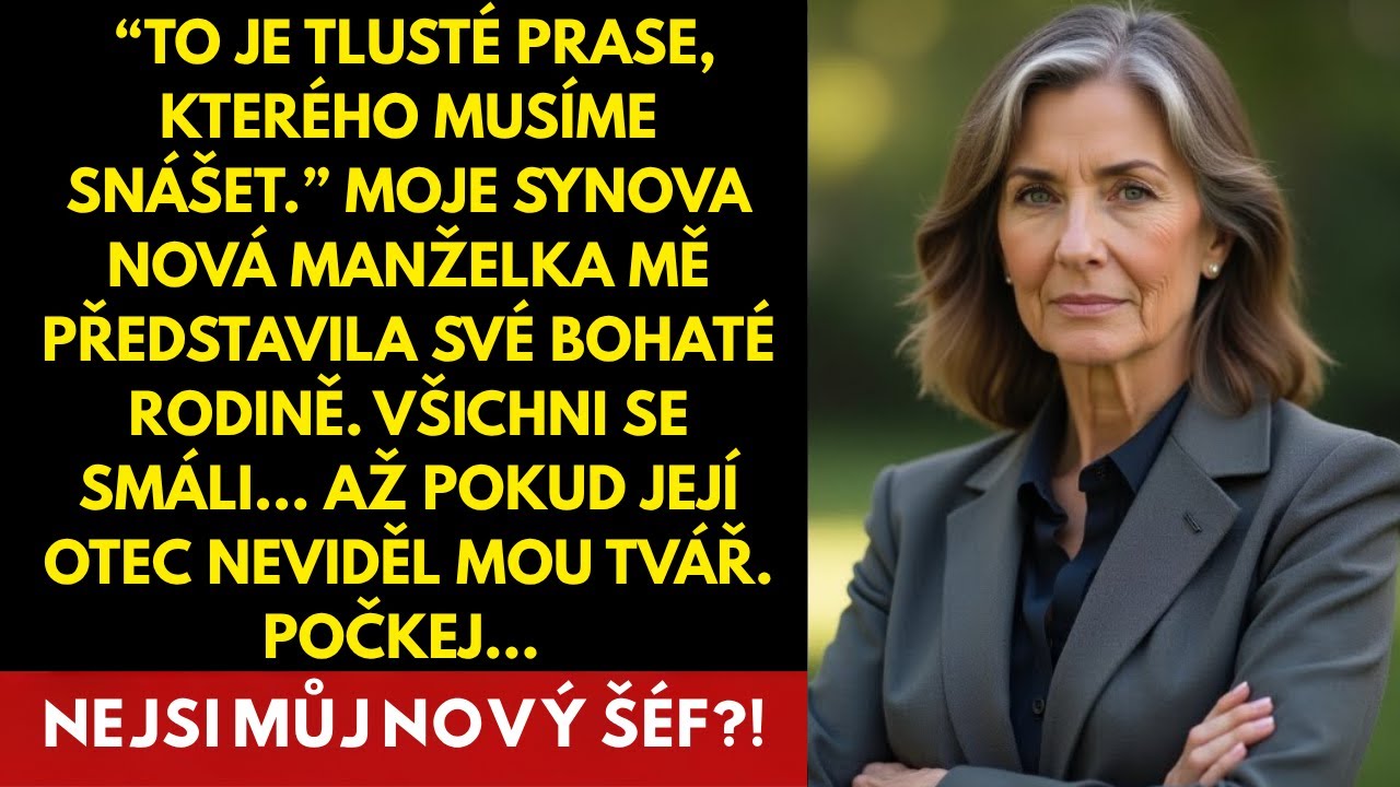 Má dcera mě na svatbě nazvala tlustou prasečí. Pak její táta uviděl milionáře, který koupil firmu.