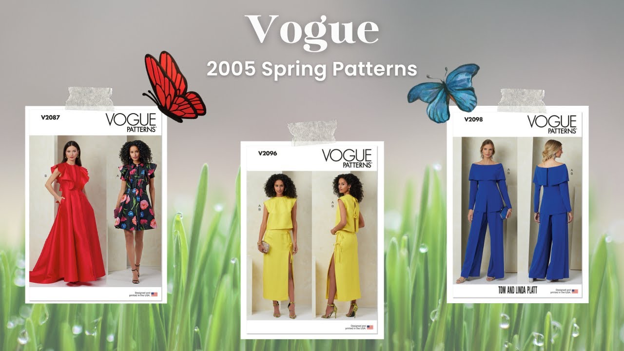 Vogue Spring 2025 Pattern Release