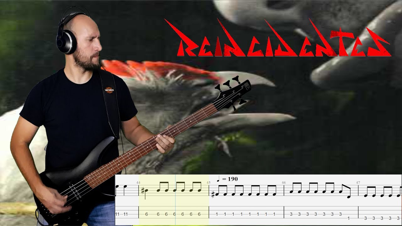 Reincidentes Bass Cover (+Tab): Destrozando 