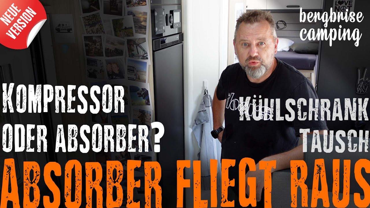 ABSORBER gegen KOMPRESSORKÜHLSCHRANK tauschen im Wohnmobil