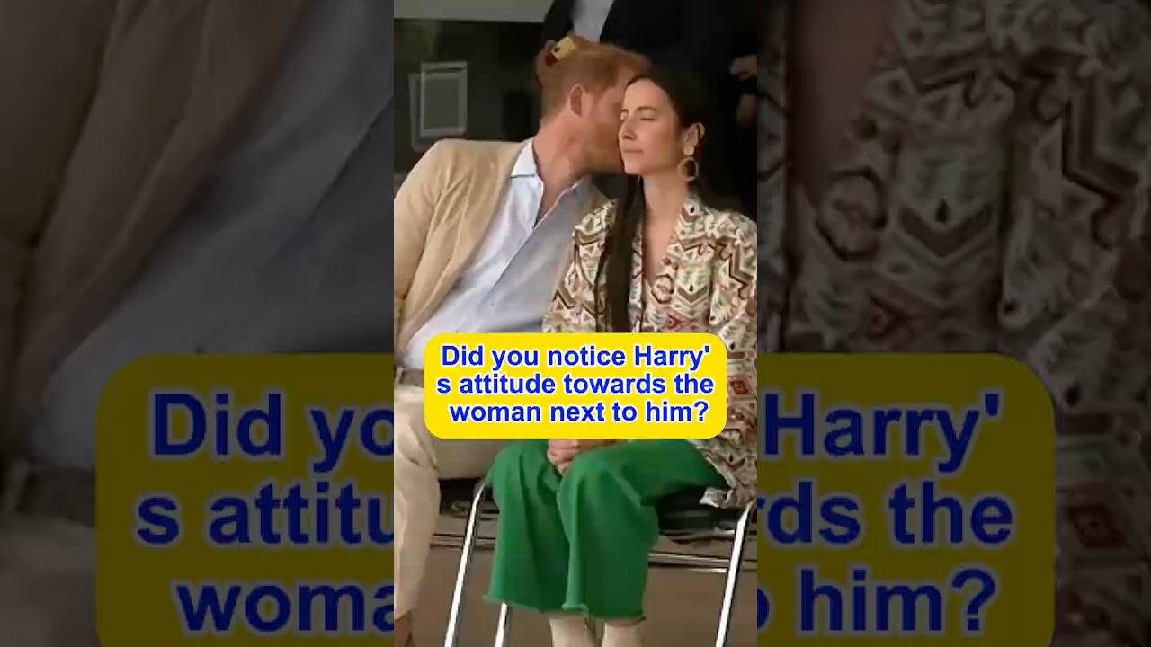 Did you notice Harry's attitude towards the woman next to him? #princeharry #meghan