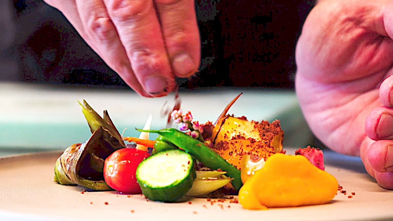 Звезда Мишлен Chef's Salad and Pasta Японская звезда Мишлен Chef's Salad and Pasta