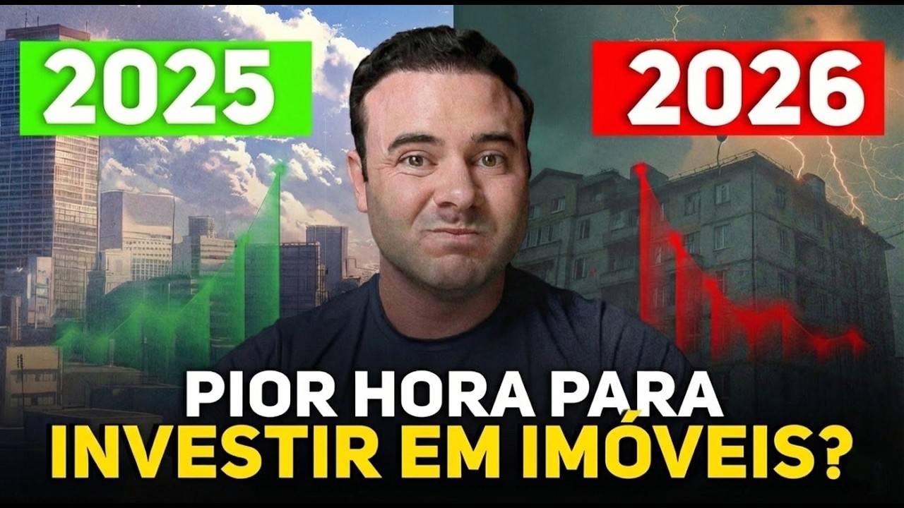 Mercado Imobiliário 2026 | Pior hora para investir em imóveis?