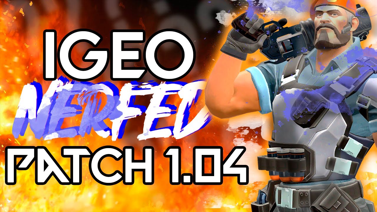 Brimstone NERFED! IGEO VALORANT 1.04 PATCH GAMEPLAY [Full Match VOD]