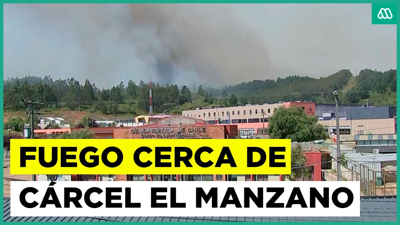 Fuego se acerca a cárcel El Manzano de Concepción: Será evacuada en caso de ser necesario