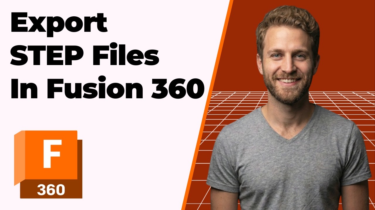 Export STEP Files In Fusion 360  (2026 Easy Guide)