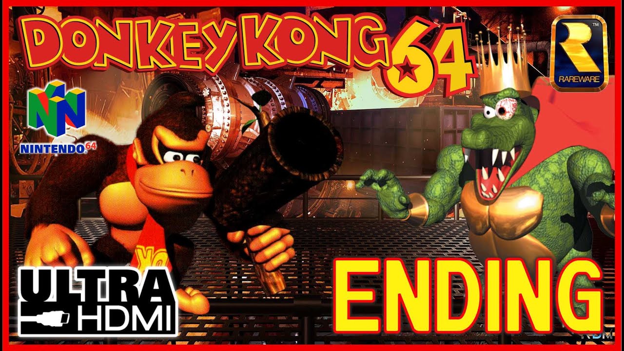 DONKEY KONG 64 [UltraHDMI N64] FULL GAME ENDING Walkthrough Part 12 HIDEOUT HELM - No Commentary