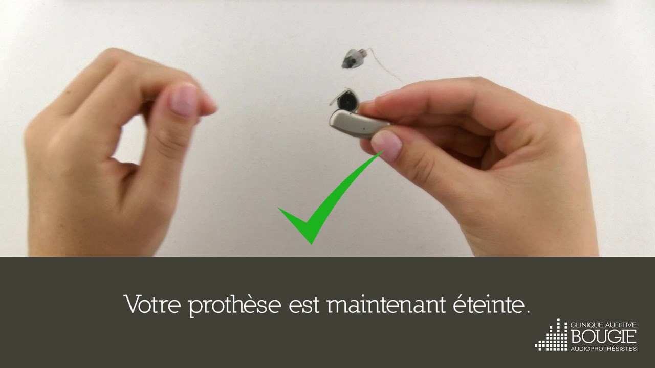 Tutoriel - Comment allumer et éteindre votre appareil auditif?