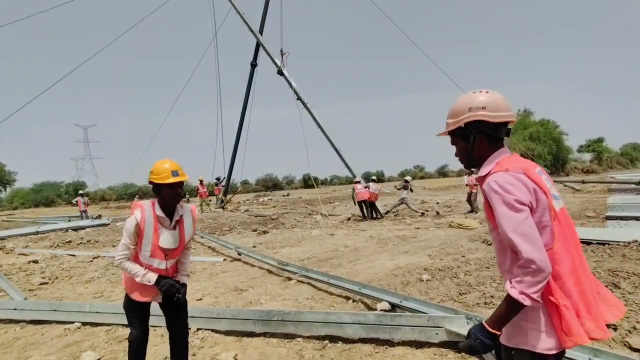 Transmission line Tower Erection 765 kV D/C